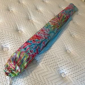 Lilly Pulitzer Beach Umbrella BRAND NEW NEVER USED